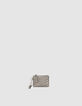 Women&rsquo;s silver leather 1440 Banker card holder-1