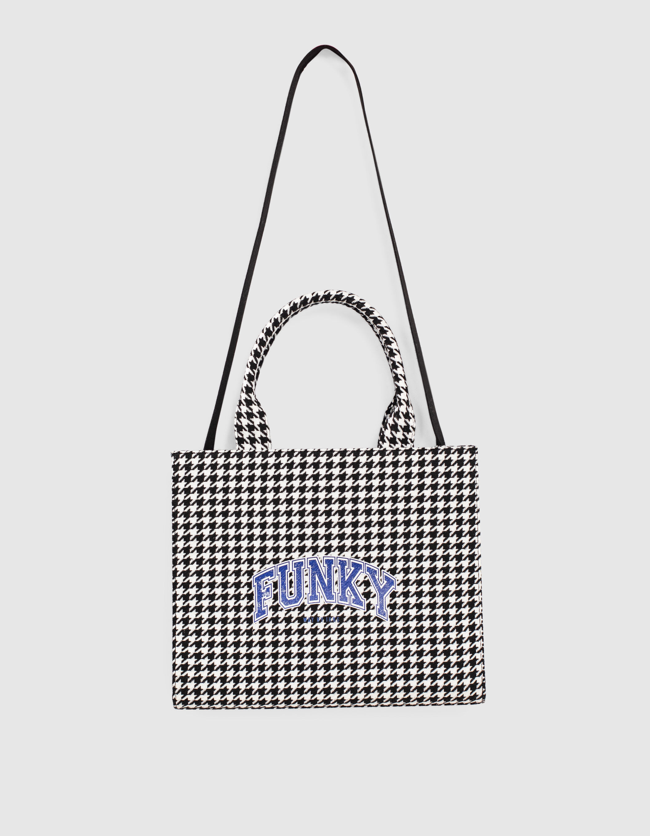 Girls black tote bag 2025