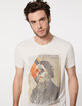 Camiseta natural arty-calavera Hombre-4