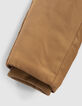 Camel gevoerde parka nylon en fluweel jongens-5