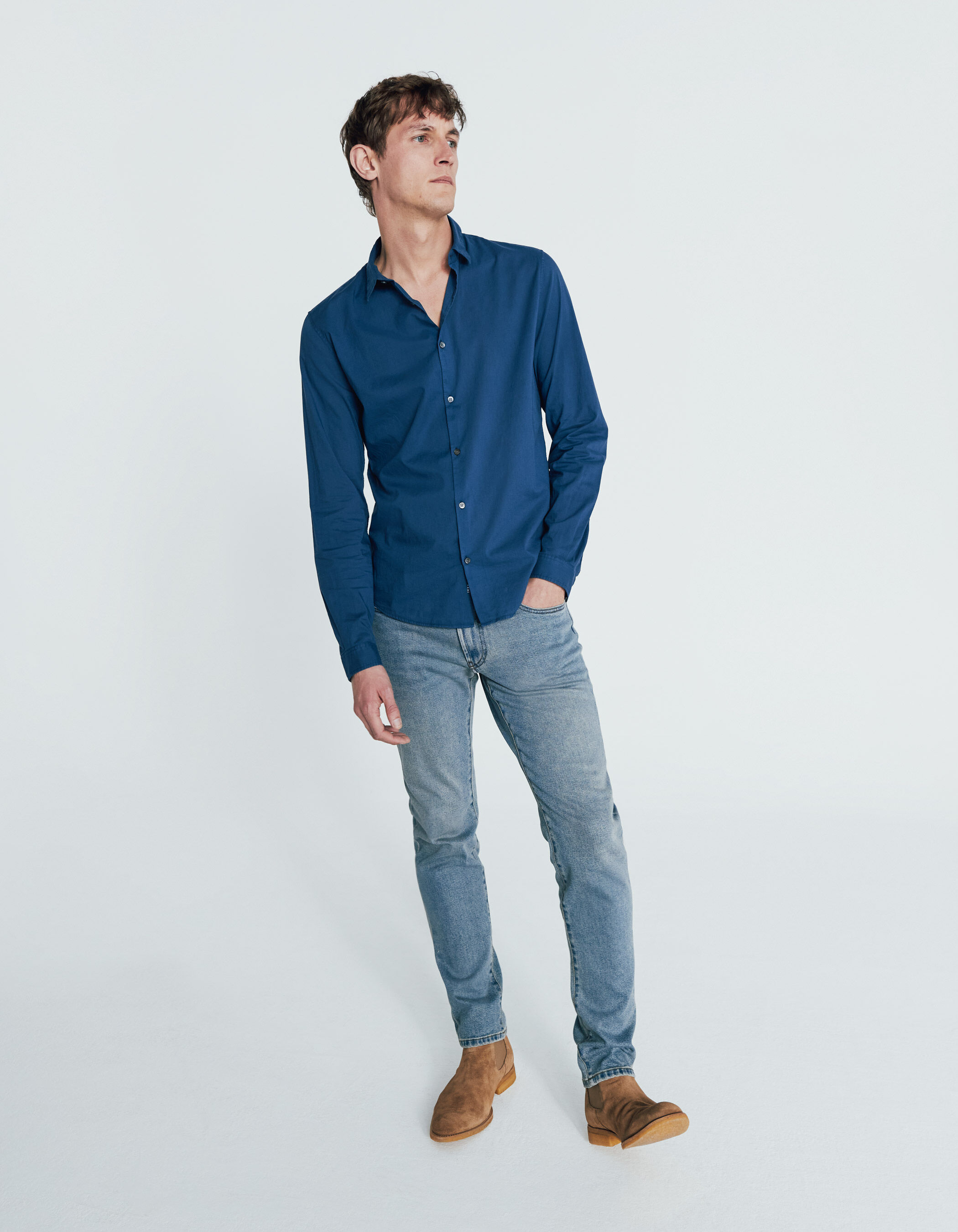 Jean discount avec chemise