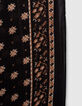 Fular negro estampado minimalista rock hombre-5