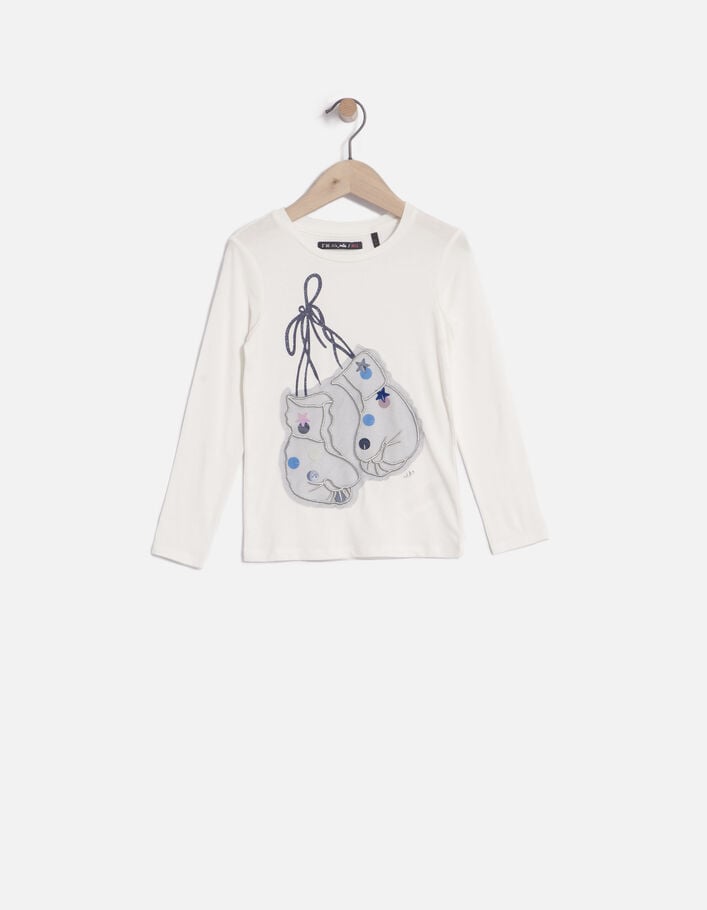 T-shirt IKKS Blanc Pour Enfant 10 Ans - Taille S - Occasion Très Bon état