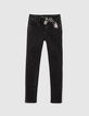 Vaquero skinny black used con fular REPREVE niña -2