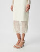 Dames maxi-jurk met witte kant-4