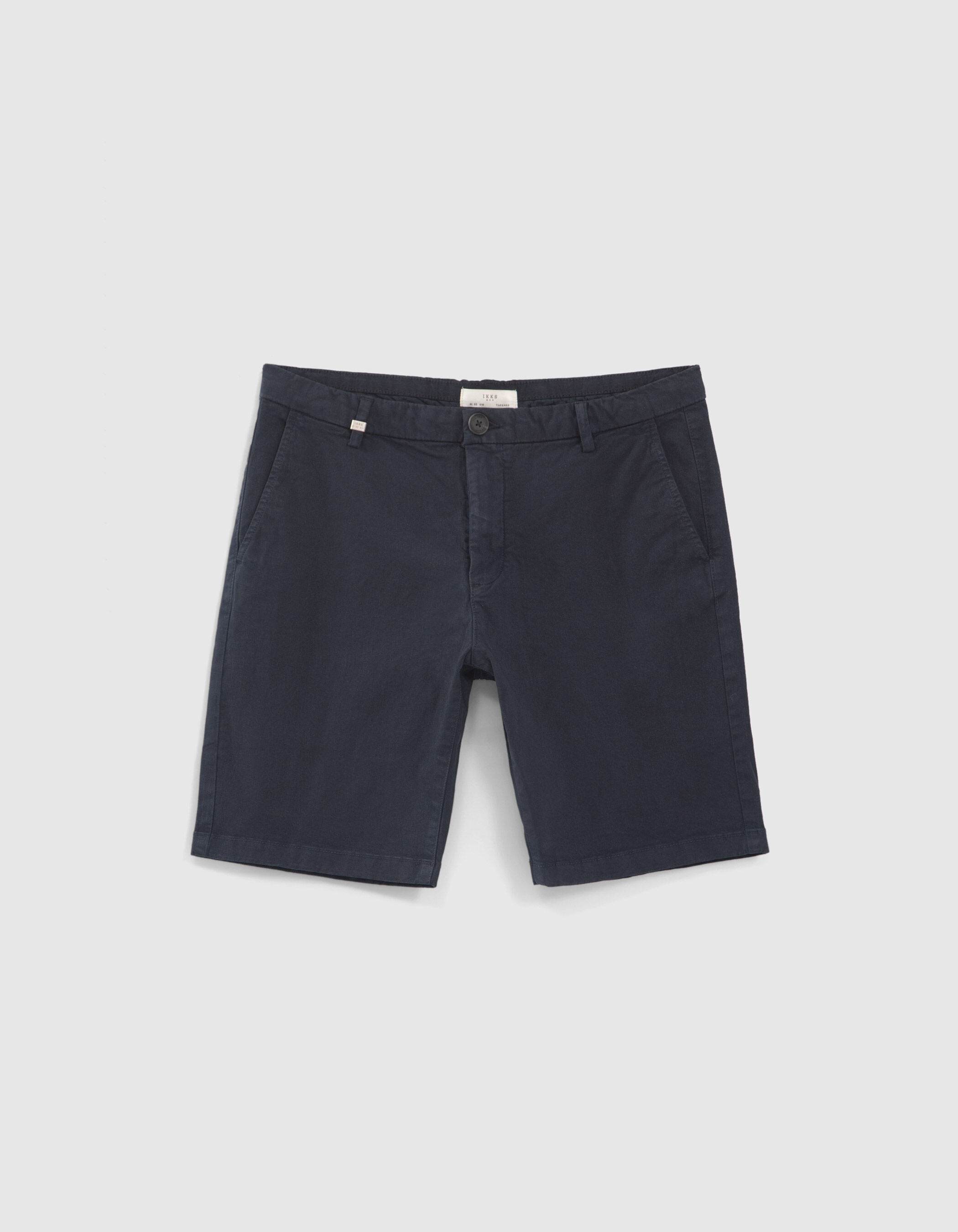 Men s navy CHINO Bermuda shorts IKKS