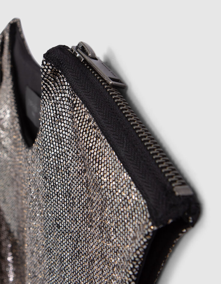 Pure Edition-Top gold drap&eacute; maille lurex Femme-7