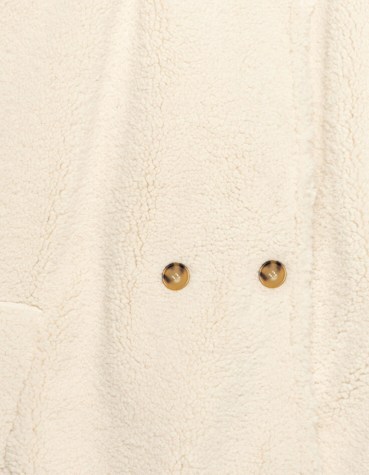 Women’s ecru cape with suit collar-4