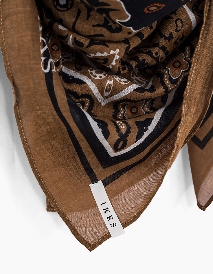 Chèche carré bandana femme-2