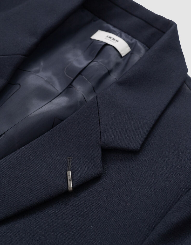 Veste de costume LARGE marine maille Milano Homme-7