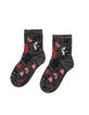 Chaussettes fleuries pailletées I.Code-1