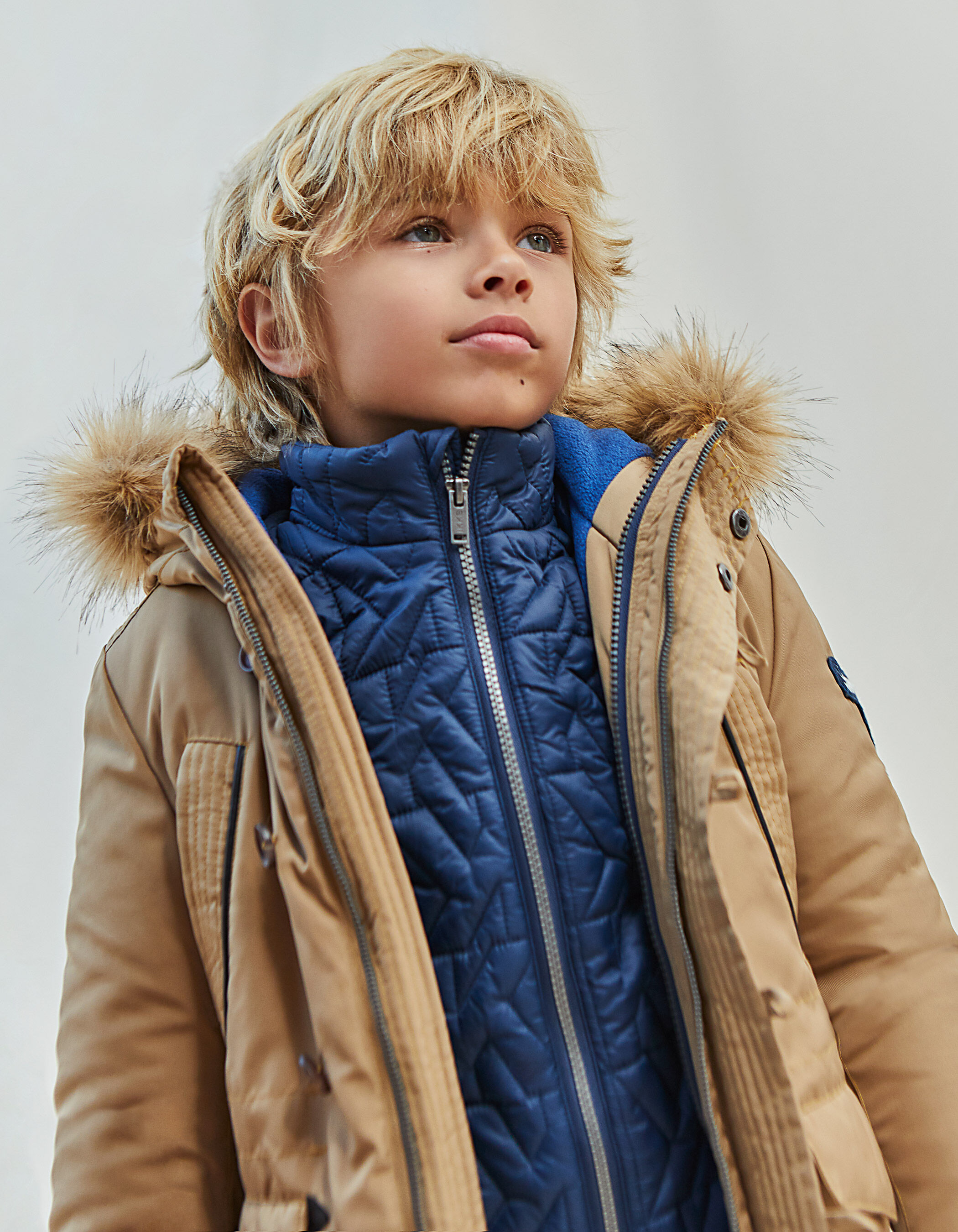 Parka longue garcon sale