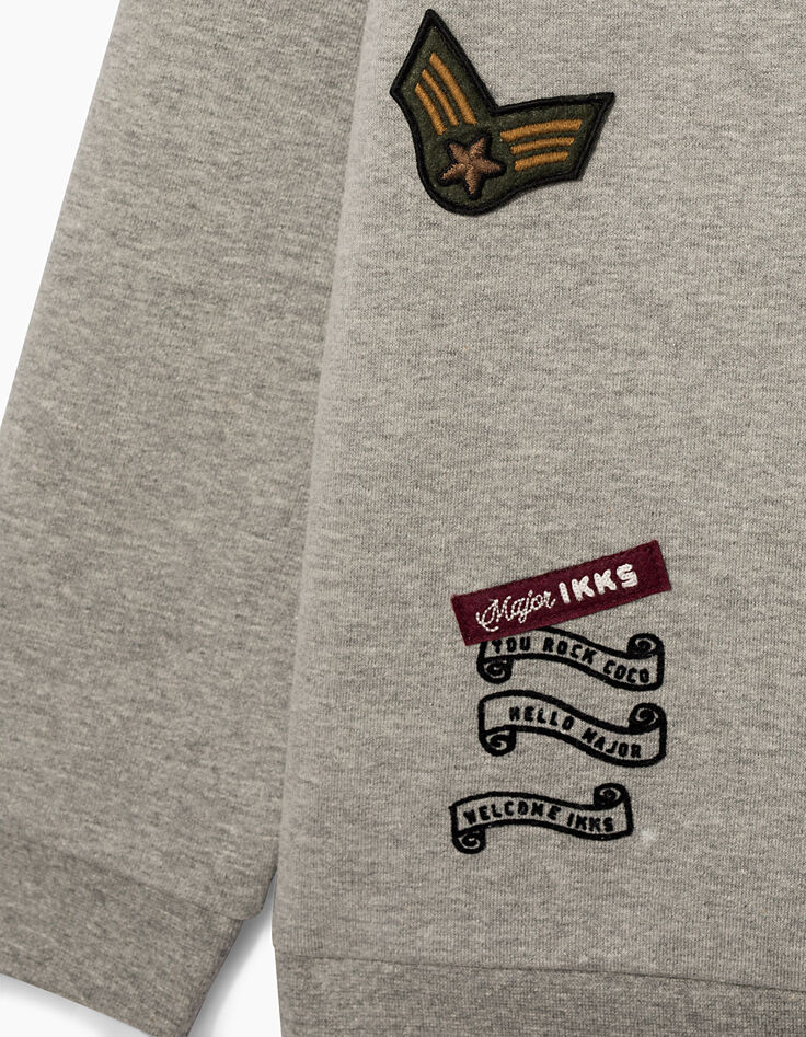 Sudadera parches niño -4