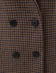 Women&rsquo;s sesame coat with houndstooth colours-7