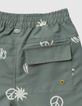Kaki zwemshort maxi motieven jongens-6