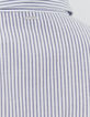 Women’s striped metallic thread shirt, chest insignia-6