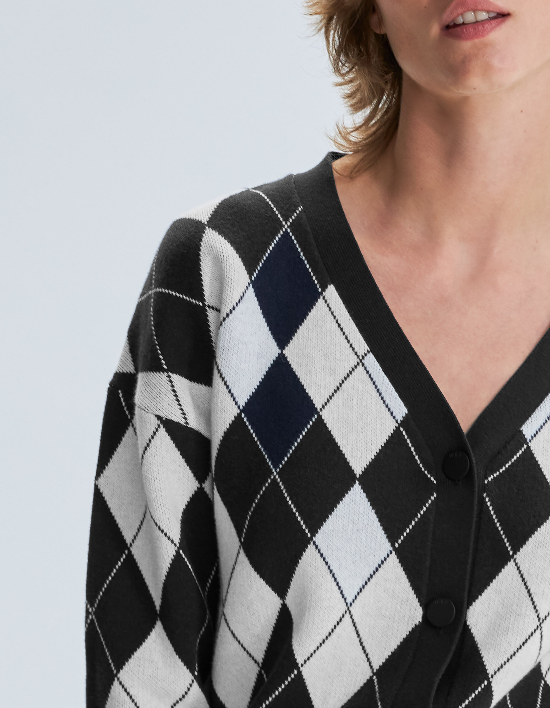 Argyle cardigan new arrivals women's