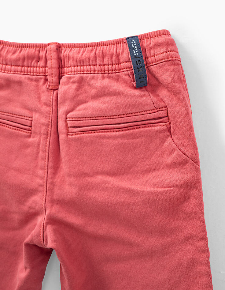 Bermudas coral punto knitlook niño -5 Bermudas coral punto knitlook niño -5