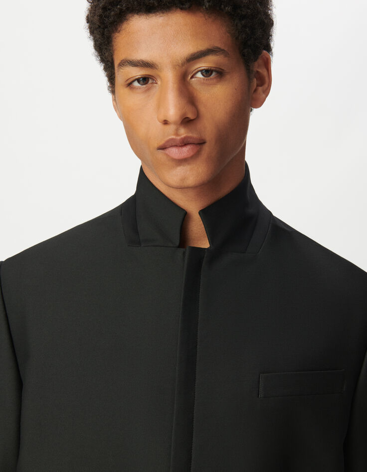 Men’s black ULTRA MOBILITY zipped suit jacket-5 Men’s black ULTRA MOBILITY zipped suit jacket-5