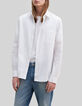 Gender Free – Weiße Unisex-Bluse aus Biobaumwolle-1