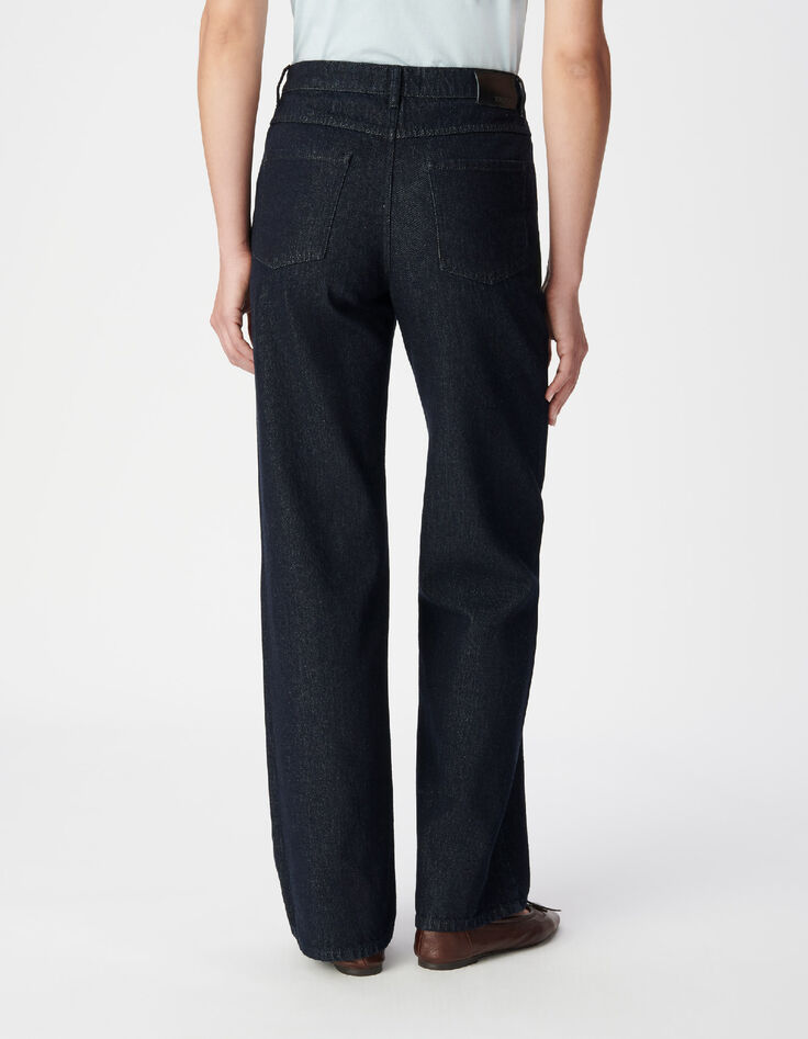 Jean bootcut brut taille haute cropped Margiel Femme-4