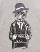 T-shirt gris visuel panth&egrave;re-gangster gar&ccedil;on-4