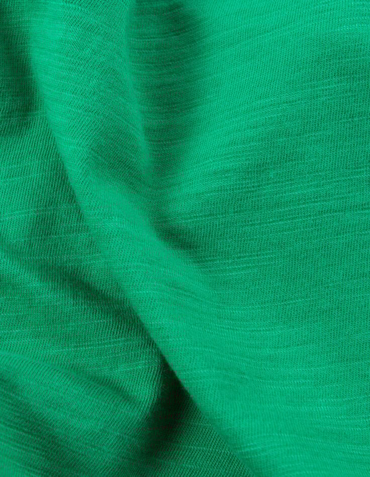 Groen topje kanten biezen meisjes-5