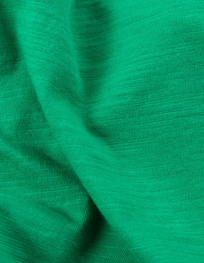 Camiseta de tirantes verde tiras encaje niña - IKKS