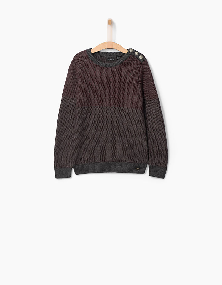 Boys’ plum sweater  - IKKS