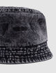 Grijze bobjeanshoed met borduursels jongens-4