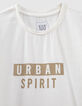 Camiseta beige deep dye jungle ecológica niño -2