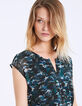 Langes Kleid mit Dschungelprint-5
