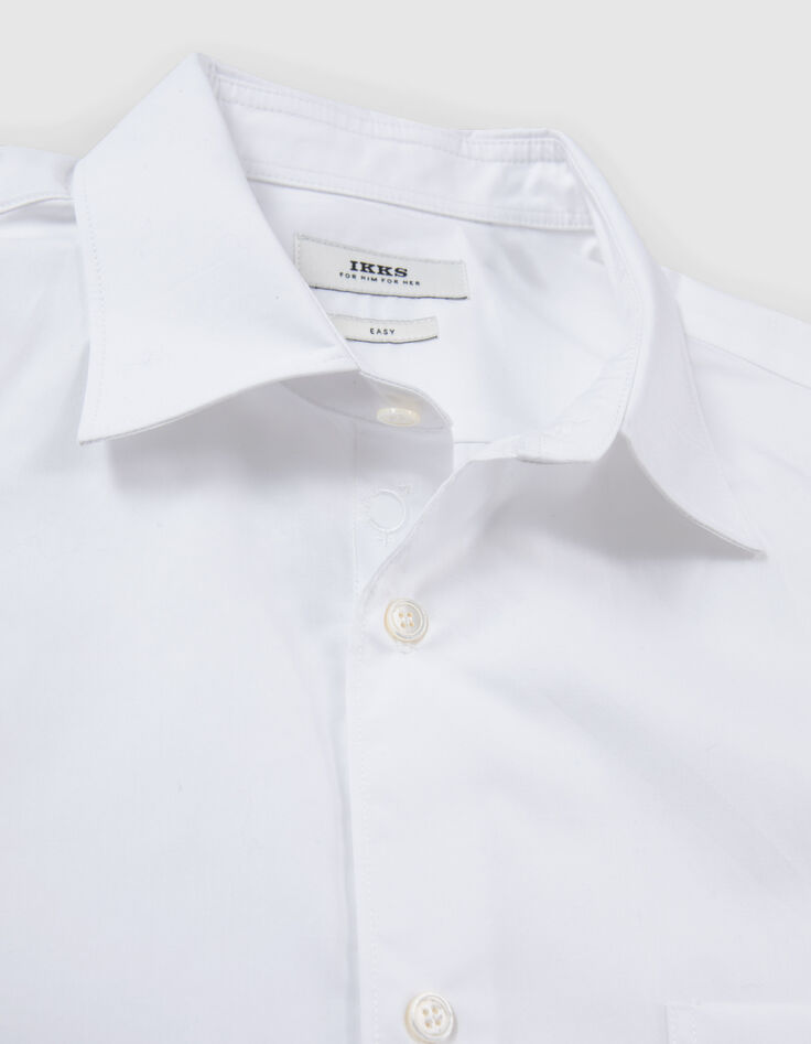Gender Free – Weiße Unisex-Bluse aus Biobaumwolle-6