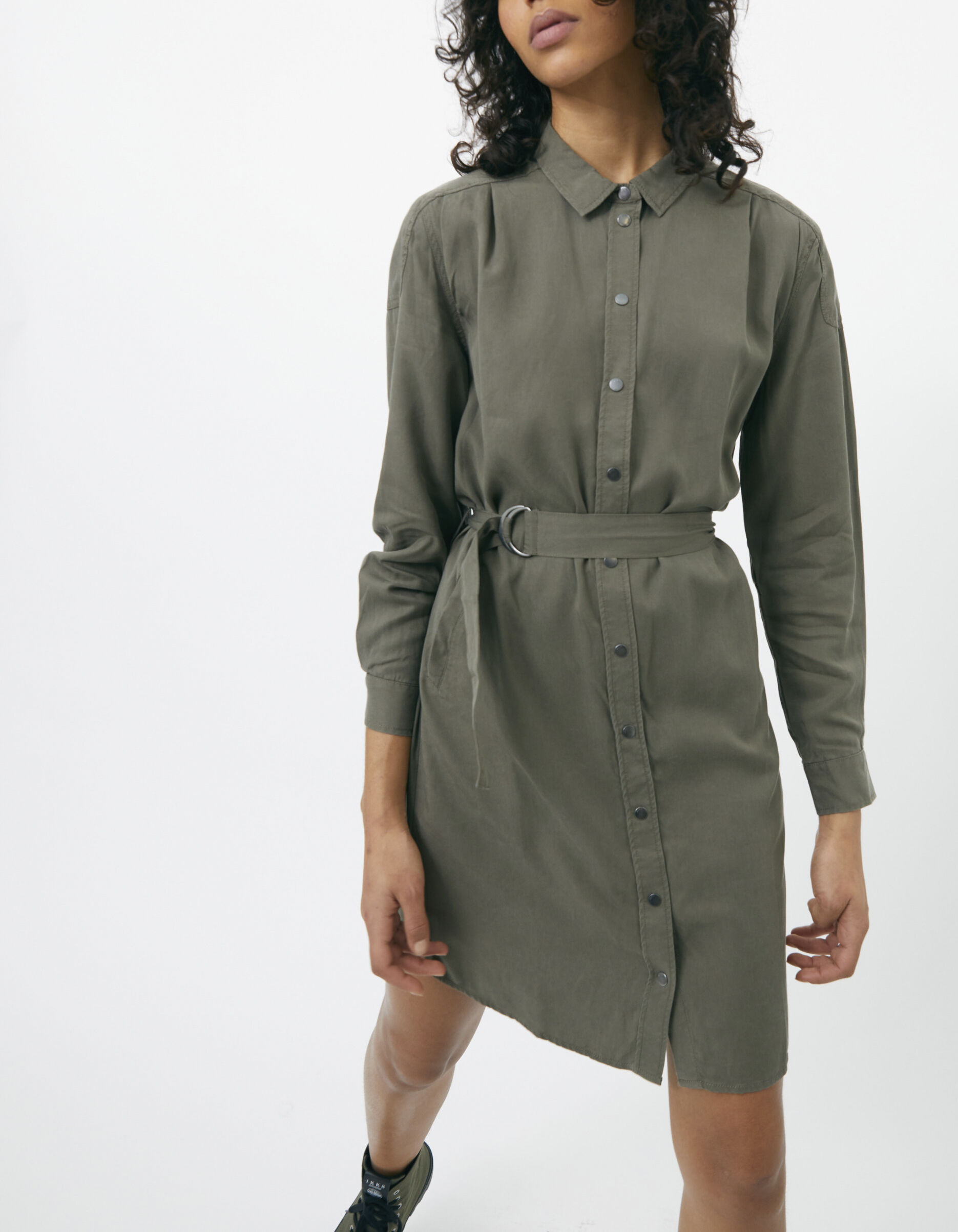 Tencel clearance shirt dress