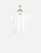 Weißes Jungen-T-Shirt-4