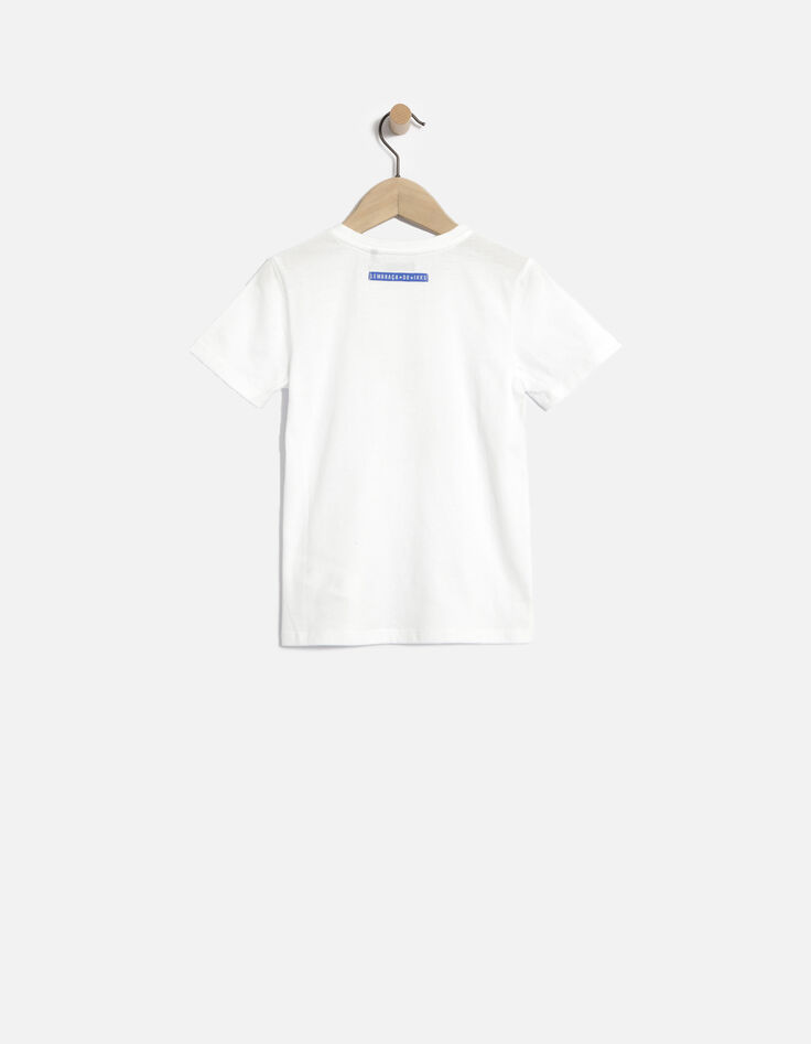 Weißes Jungen-T-Shirt-4