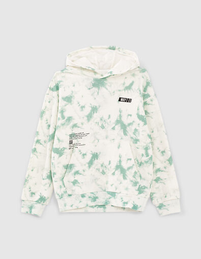 Sudadera mint tie and dye capucha ni&ntilde;o  - IKKS