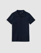 Men&rsquo;s ink organic slub cotton REGULAR polo shirt-5