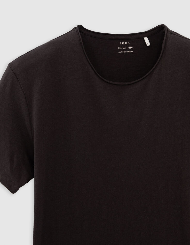 Herren T-Shirt brauner Bio-Baumwolle von L'Essentiel-7