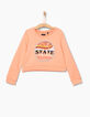 Robe 2 en 1 avec sweat pêche State of mind fille-5