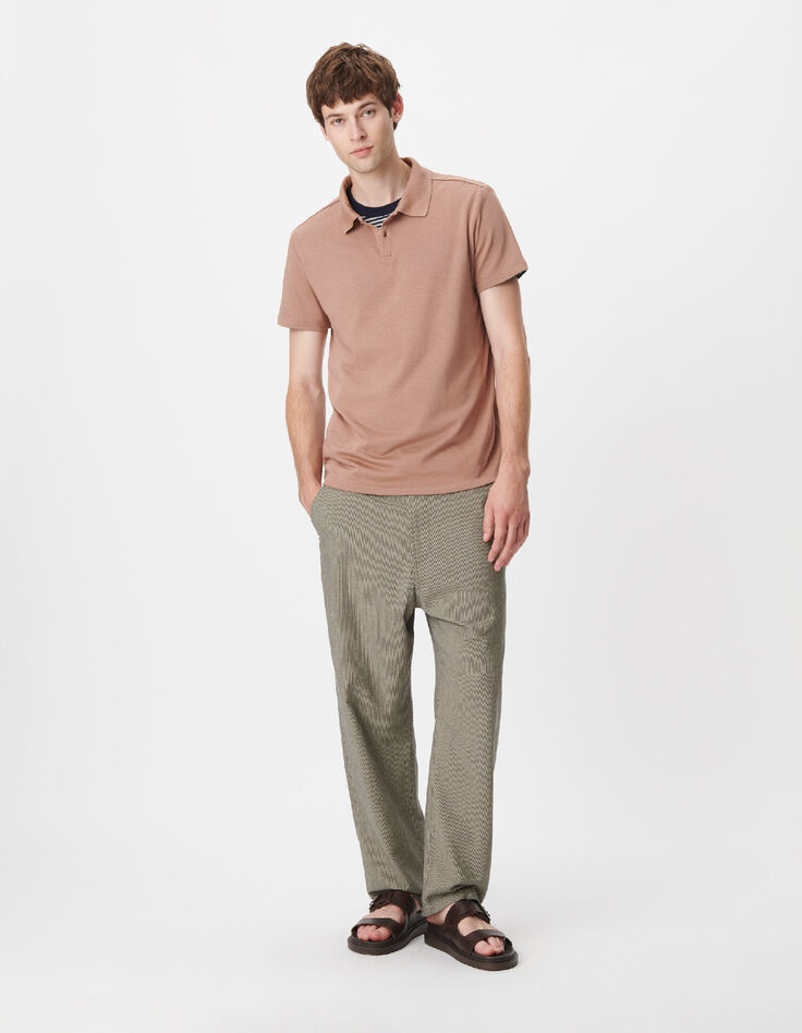 Polo manches courtes coton modal Homme-4