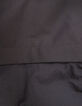 Girls’ black mixed fabric jacket-9