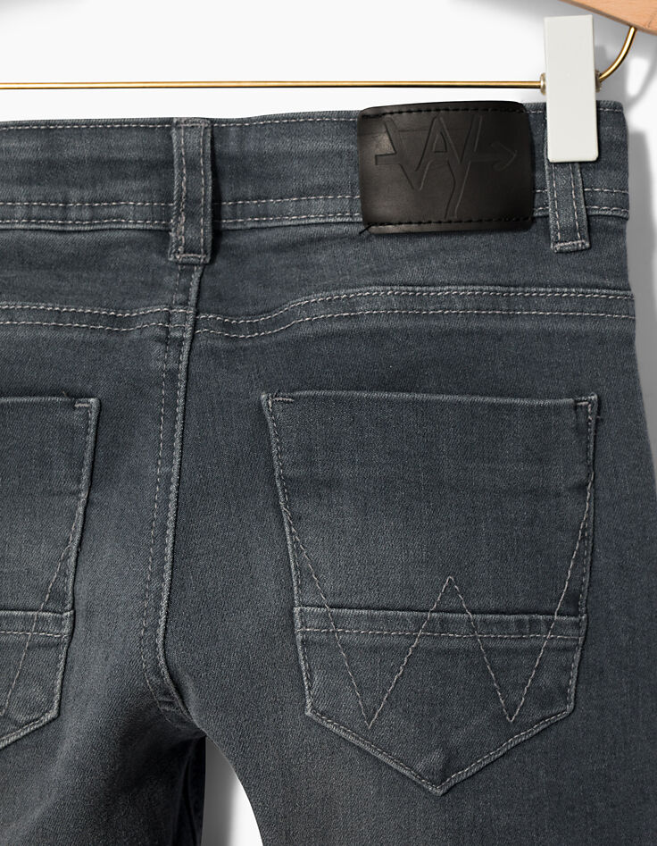 Boys’ grey slim jeans -3