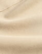 Chemise beige oversize avec maxi poches Femme-6