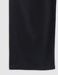 Pantalon LARGE noir à pinces fille-6