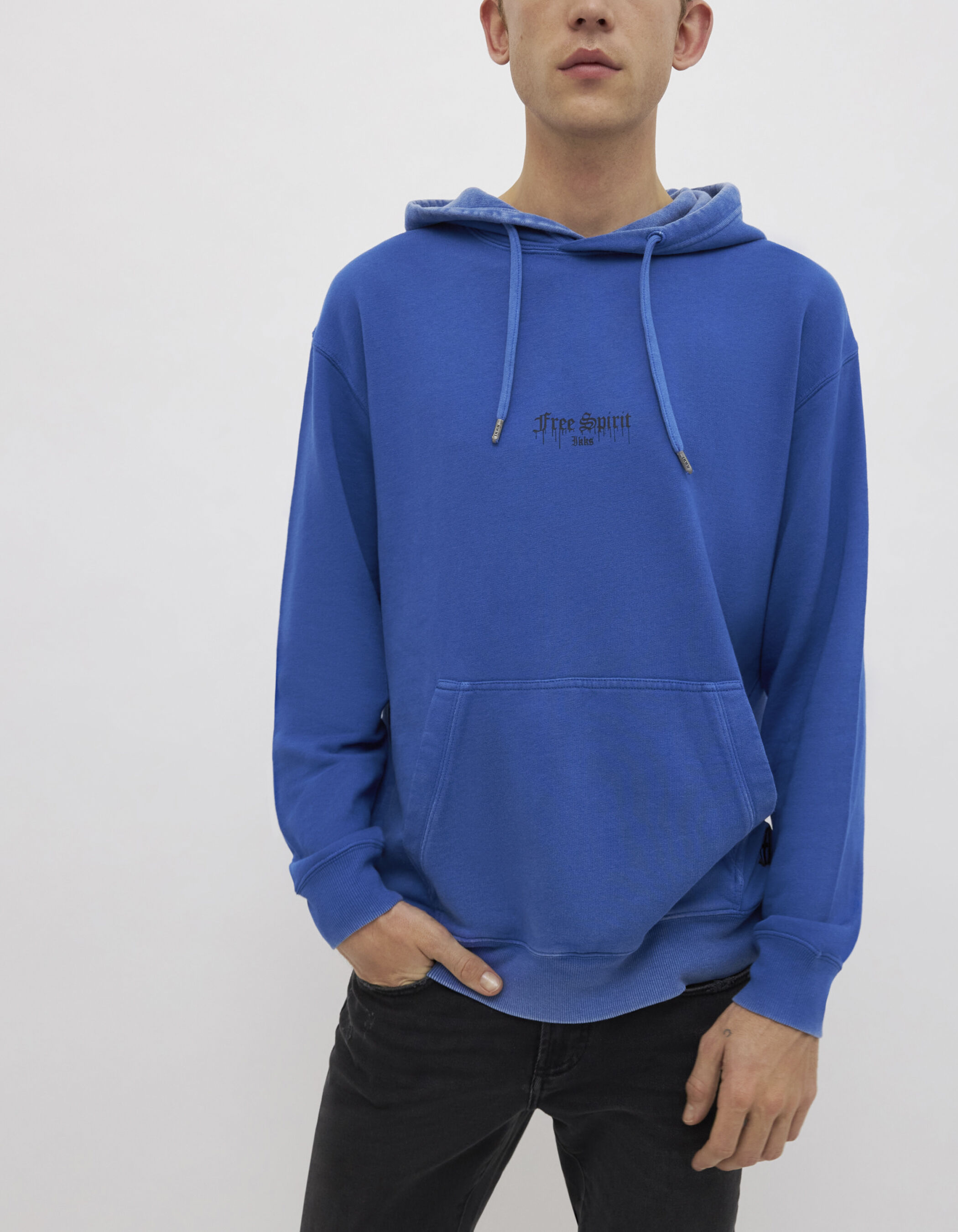 Men s electric blue hoodie