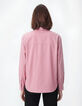 Chemise rose tencel Femme-3