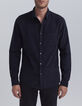 Chemise REGULAR marine en velours milleraies Homme-2
