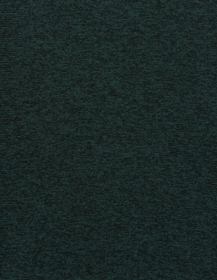 Pull vert tricot mouliné Homme-6 Pull vert tricot mouliné Homme-6