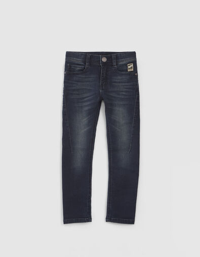Vaqueros skinny azules vintage recortes ni&ntilde;o - IKKS